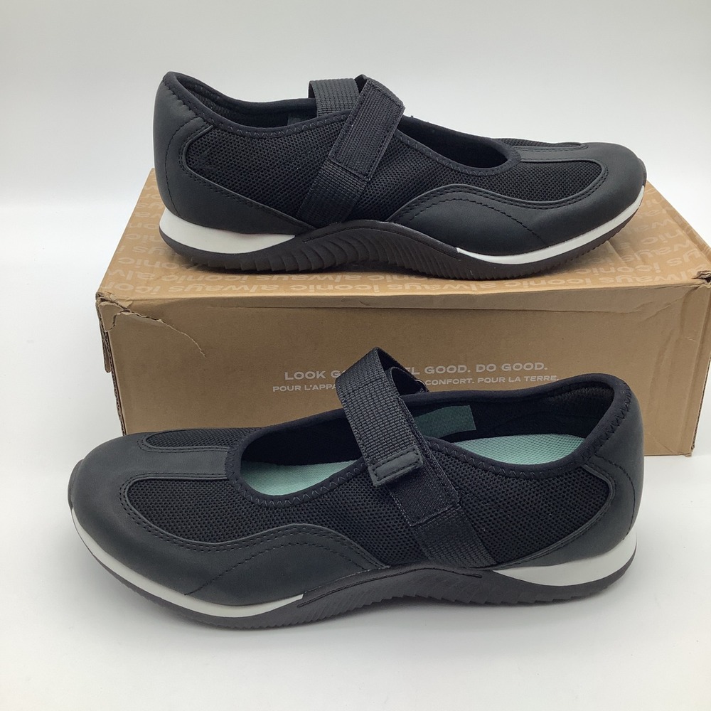 Dr. Scholls Goodie Black Mary Jane Slip‎ On Shoes Womens 8.5 M Odor Control New
